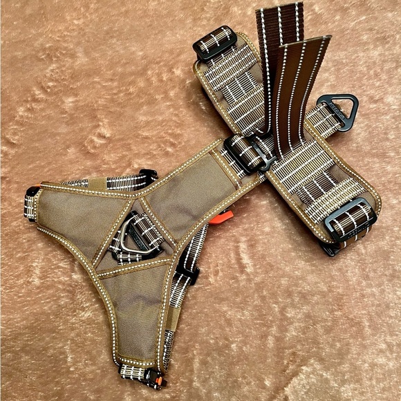 ICEFANG K9 Leash Harness Y-Shaped Adjustable Chest No Pull Front Clip (L) - Picture 8 of 12